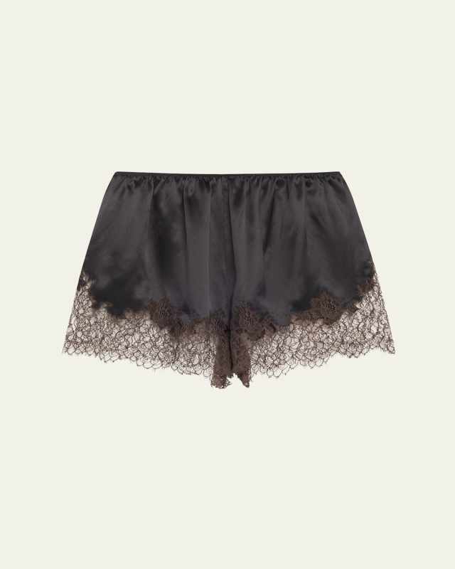 Lace Inlay Tap Shorts